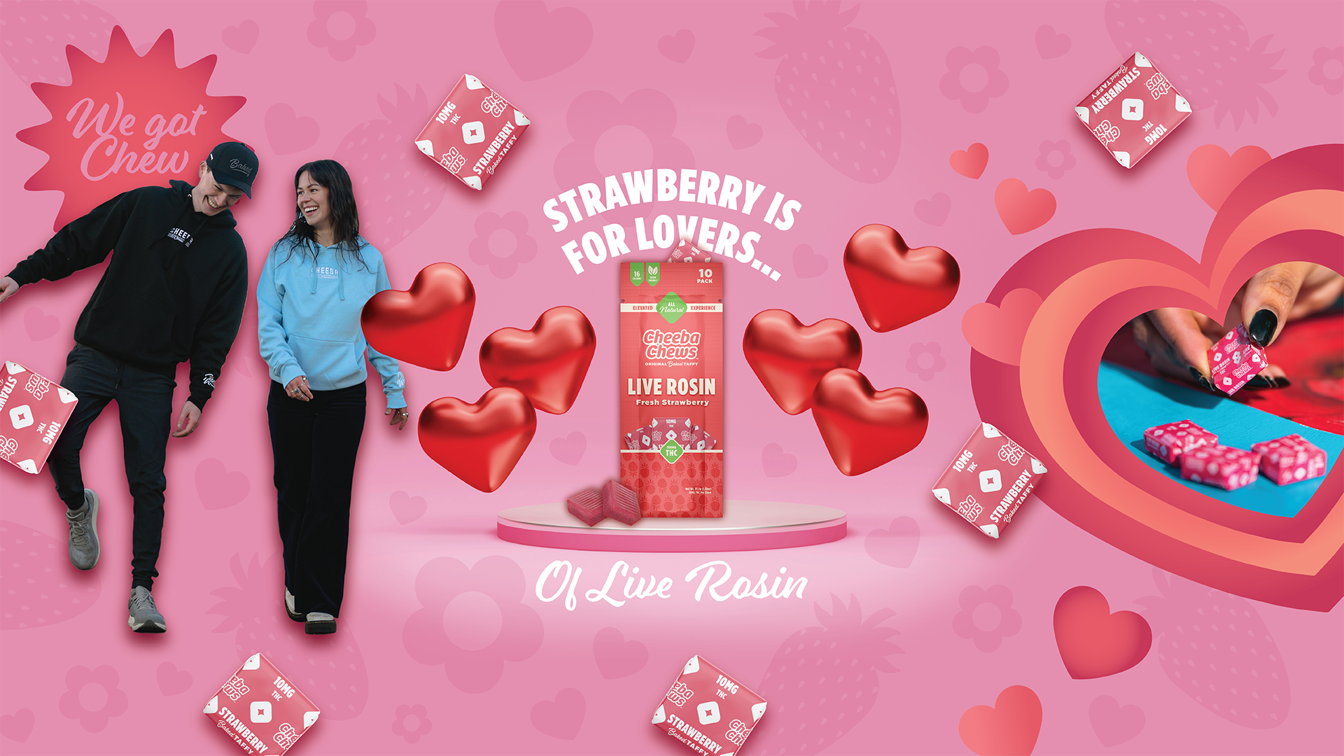 We chews you for valentines day.